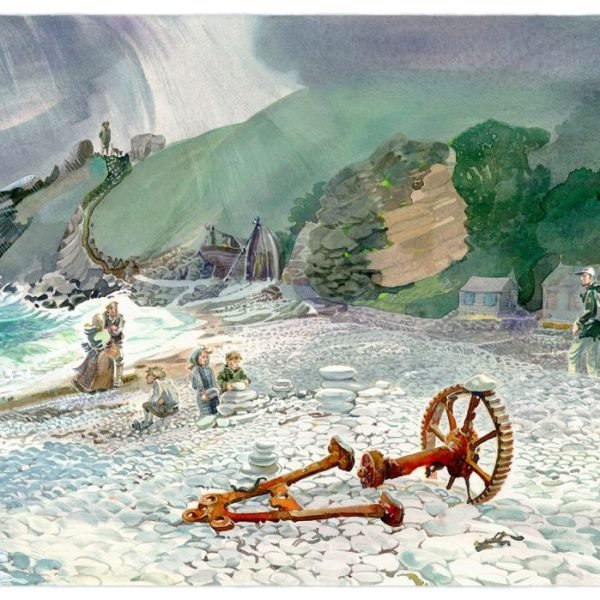 Old cogs, Bow and Arrow Beach